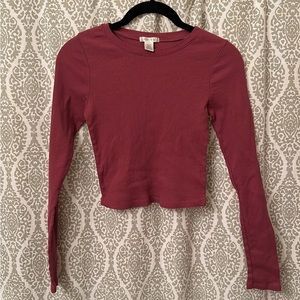 Long Sleeve Crop Top